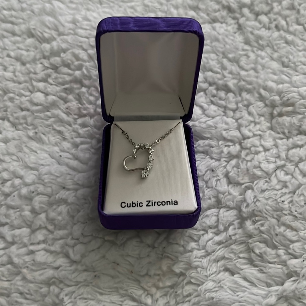 CZ Heart Necklace
